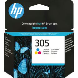 Inktcartridge hp 305 cyaan magenta geel