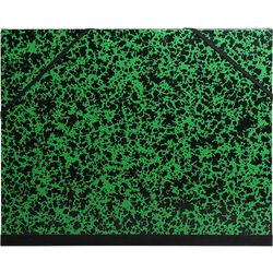 Drawing folders with elastic bands 542200e green
