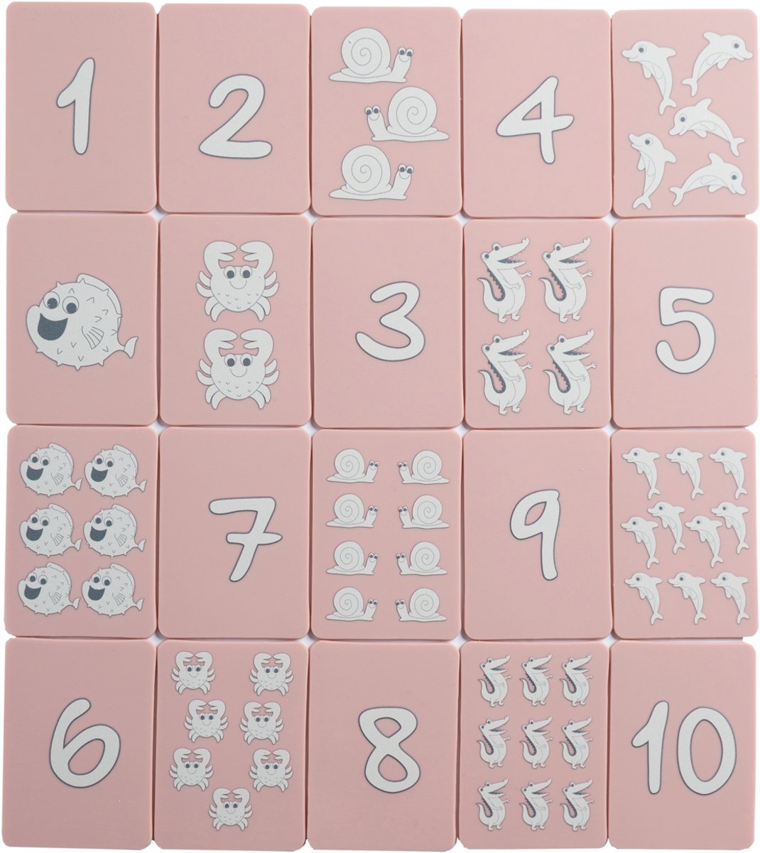 Carte da gioco Scrunch - rosa - pieghevoli - riciclabili