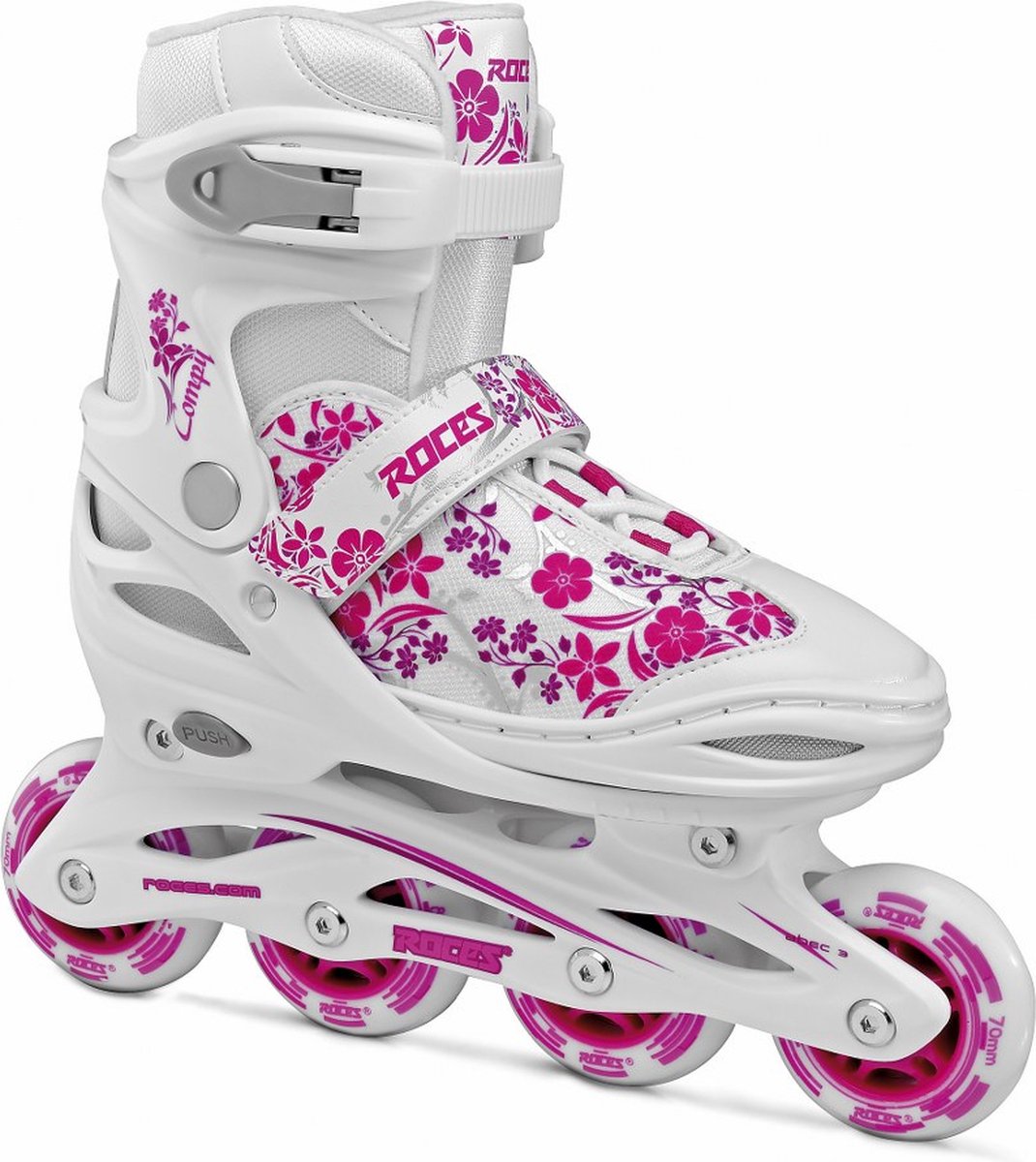 Compy 8.0 Inlineskates Softboat Girls White Pink Size 34-37