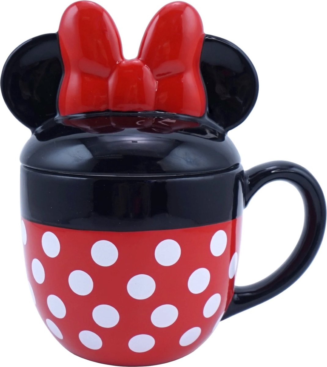 Half moon bay disney - minnie mouse vormige mok met deksel - 425ml