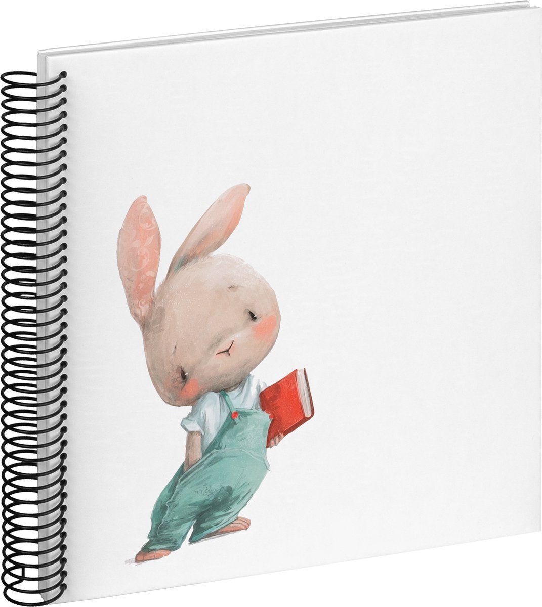 Walther sa-132 bunny nosey - spiraal album - formaat 25x25 cm - wit konijn man