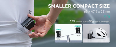 Bomba eléctrica de batería Cycplus as2 ultra - negro