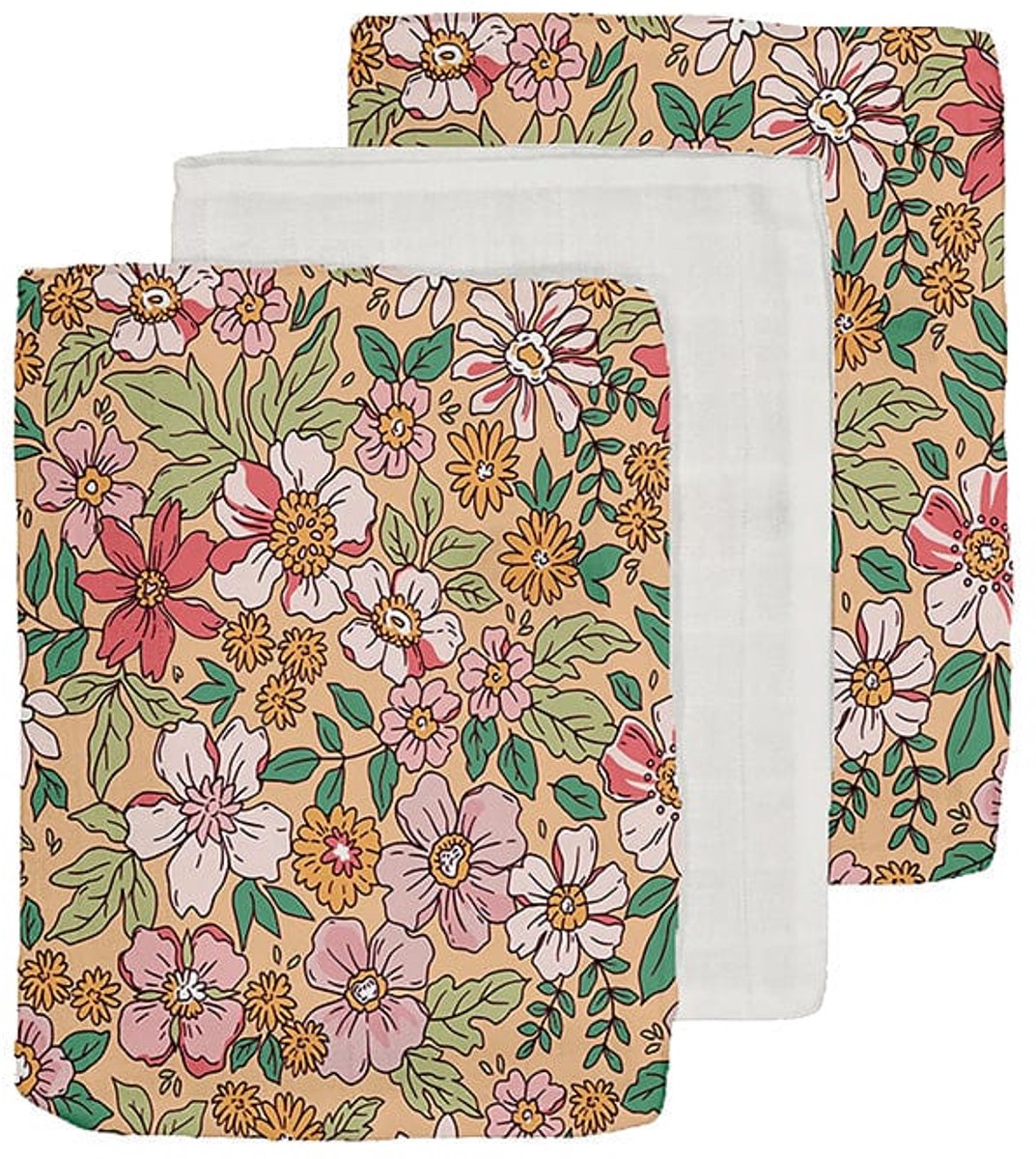 Blossom | Waschi idrofili multicolore - 3 pezzi