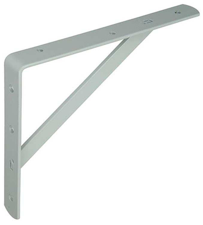 1015313 - soporte estante reforzado blanco 200x250mm | 10 piezas