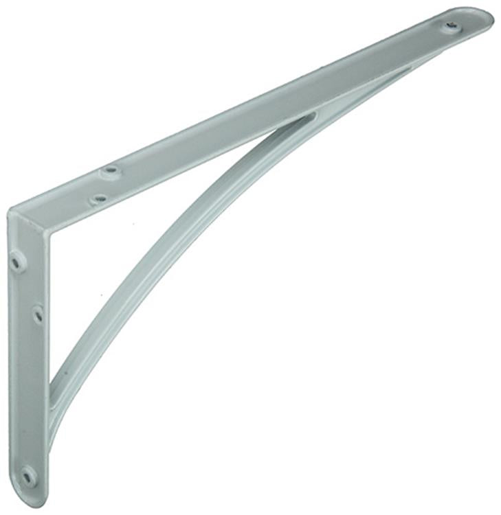 1015318 - suela cónica reforzada aluminio blanco 300x150 mm | 6 piezas