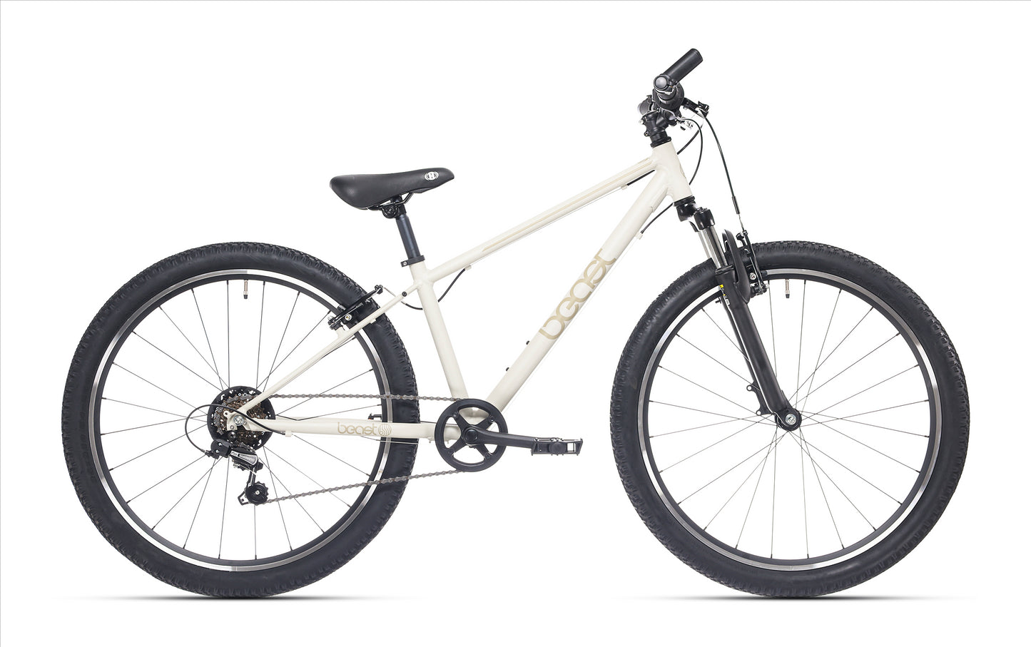 Bicicletta per bambini Bikefun Beast 26 pollici con Shimano 6 marce e freni a V - grigio ghiaia