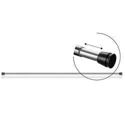 Douchegordijn schiene chroome 70 120cm