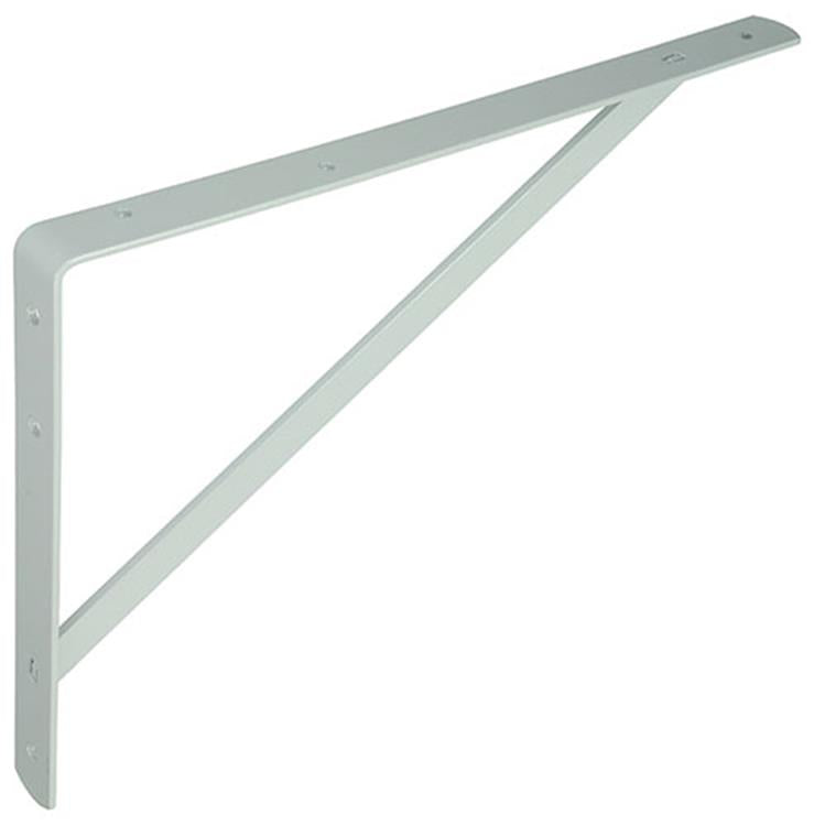 1013894 - soporte estante reforzado blanco 250x400mm | 10 piezas