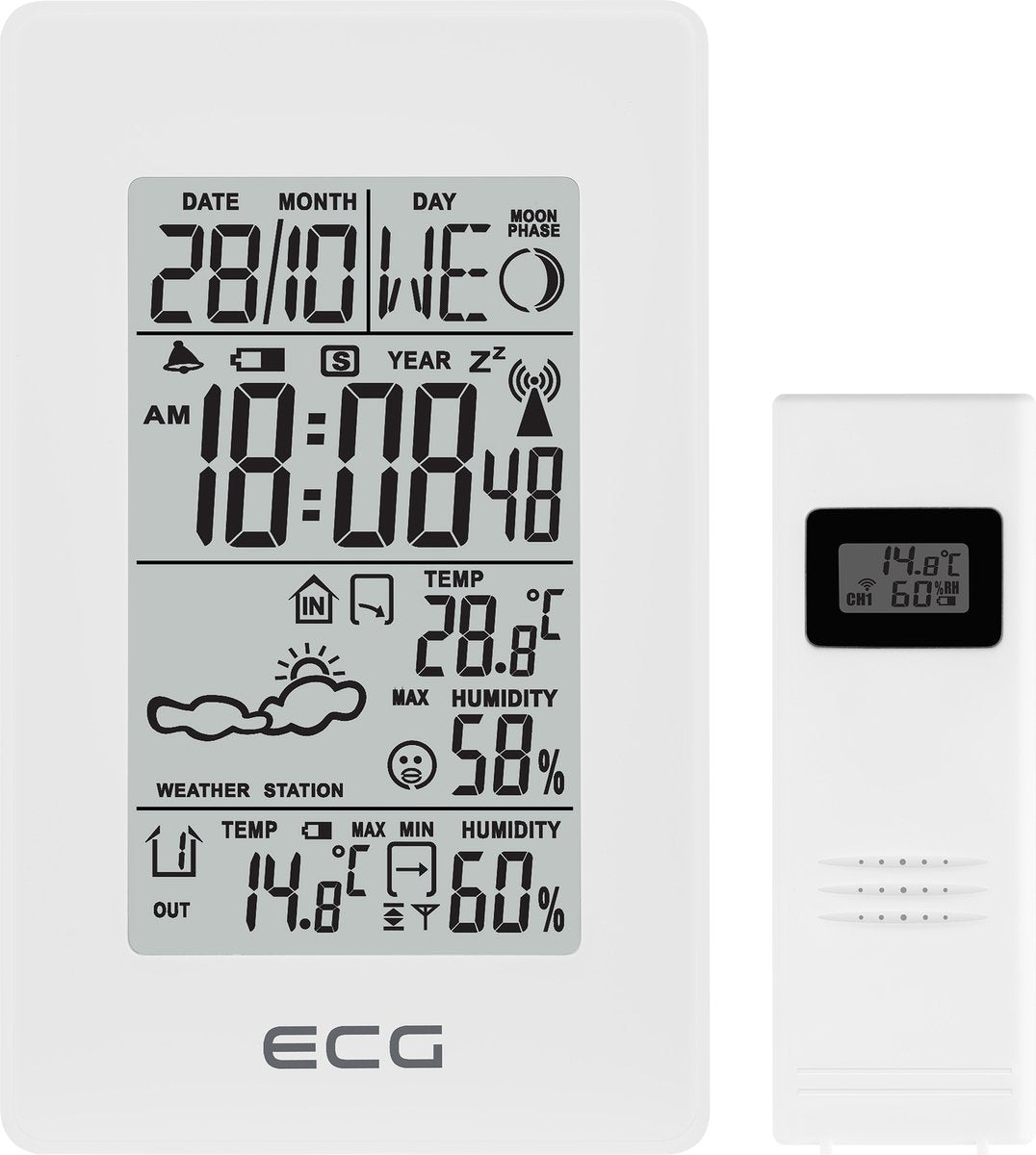 ECG ms 100 blanco