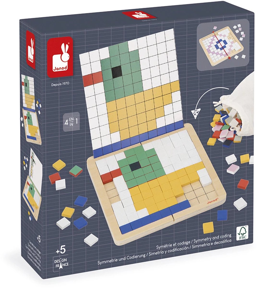 Janod - gioco di mosaico - educativo