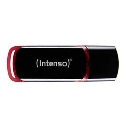 Chiavetta USB linea intenso business 8 GB nera rossa