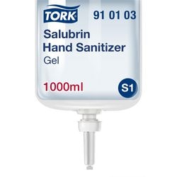 Salubrin tork disinfettante mani in plastica bianca