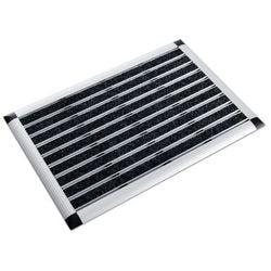 Zerbino d'ingresso linea professionale elegante antracite, argento