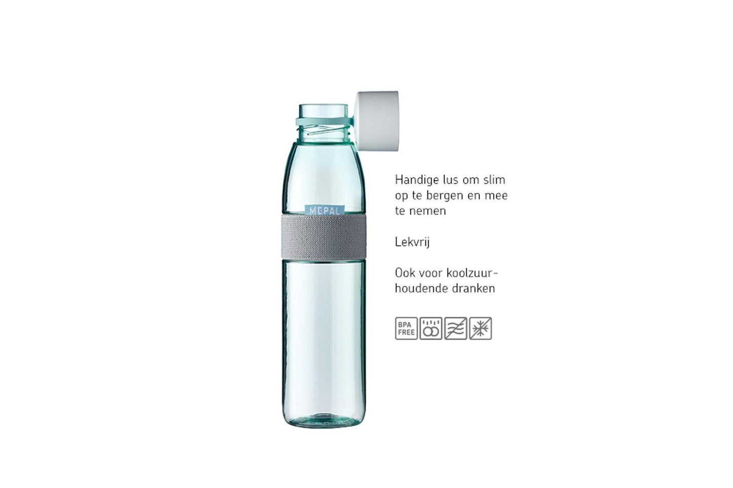 MEPAL BOTTON ELLIPSE - 500 ml - Nordic Blue