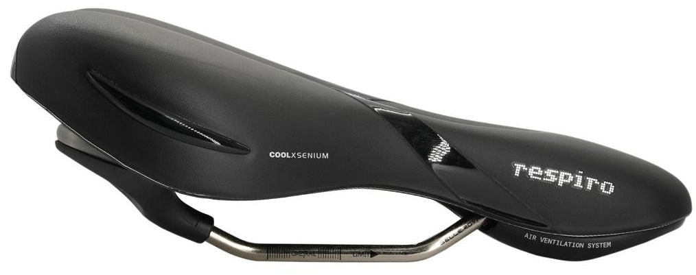 Selle royal zadel respiro moderate zwart