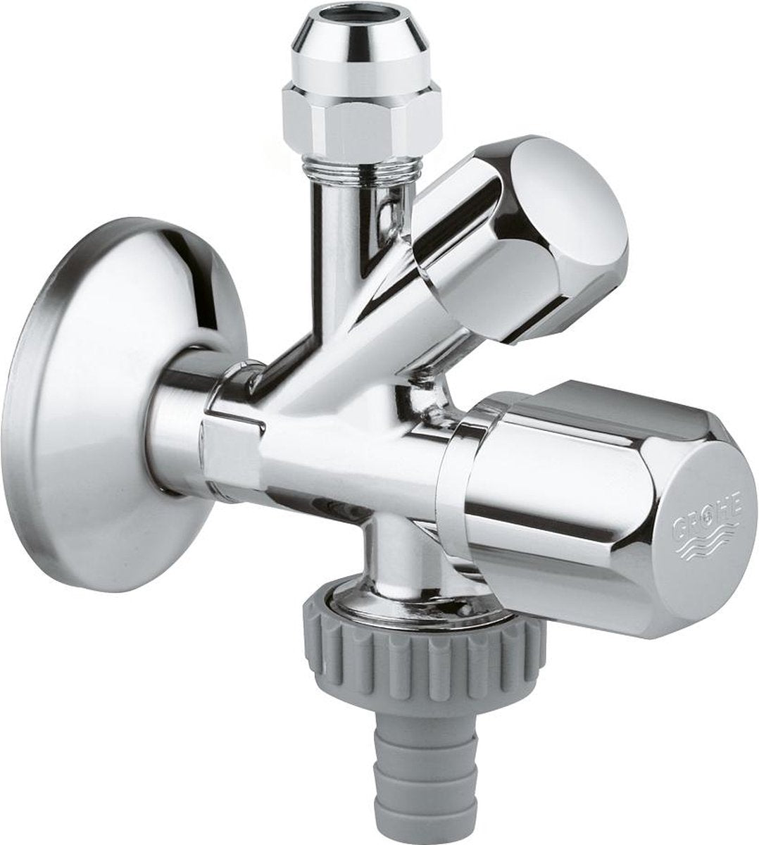 Válvula de ángulo Grohe - conexión de pared 1 2 - cromo