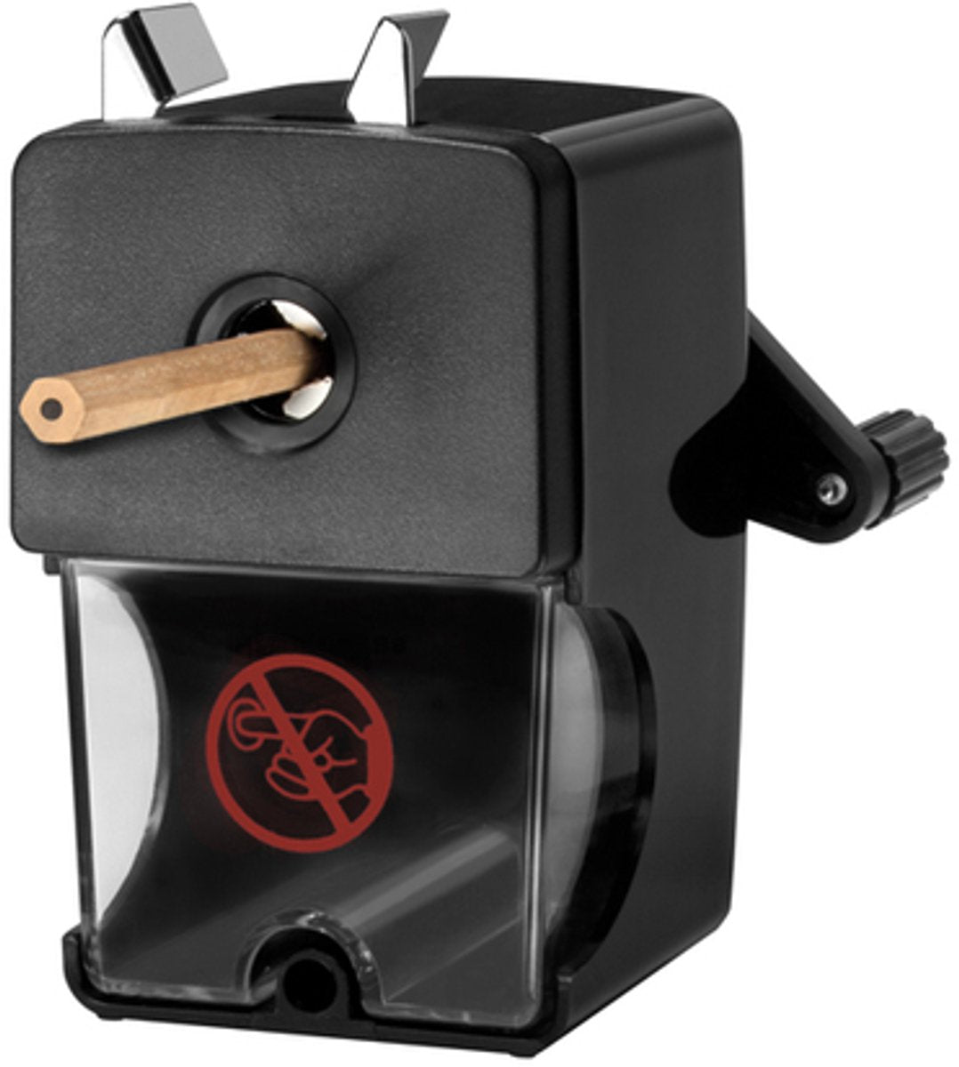 Sacapuntas Westcott - modelo de mesa - incluye abrazadera de mesa - 7 - 12 mm - negro - ac-e14216