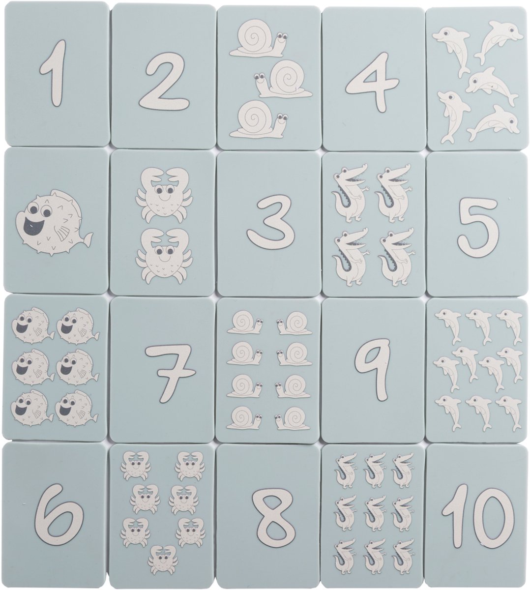 Carte da gioco Scrunch - blu - pieghevoli - riciclabili