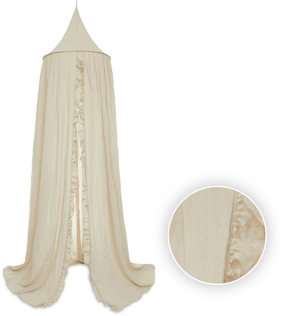 Zanzariera Jollein vintage 245 cm volant torrone