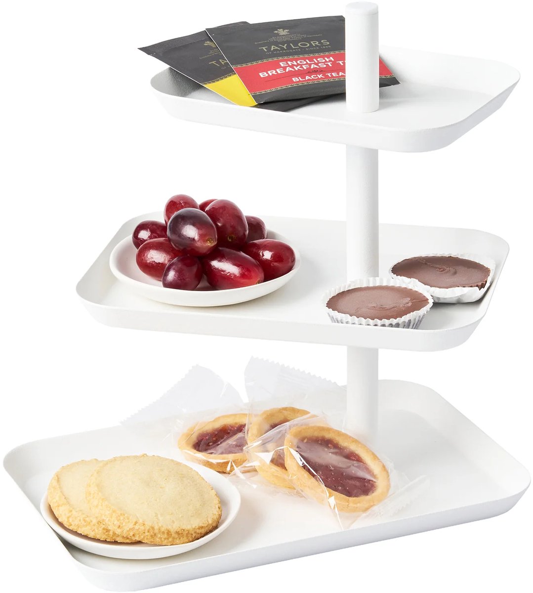 Yamazaki etagere 3 capas - torre - blanco
