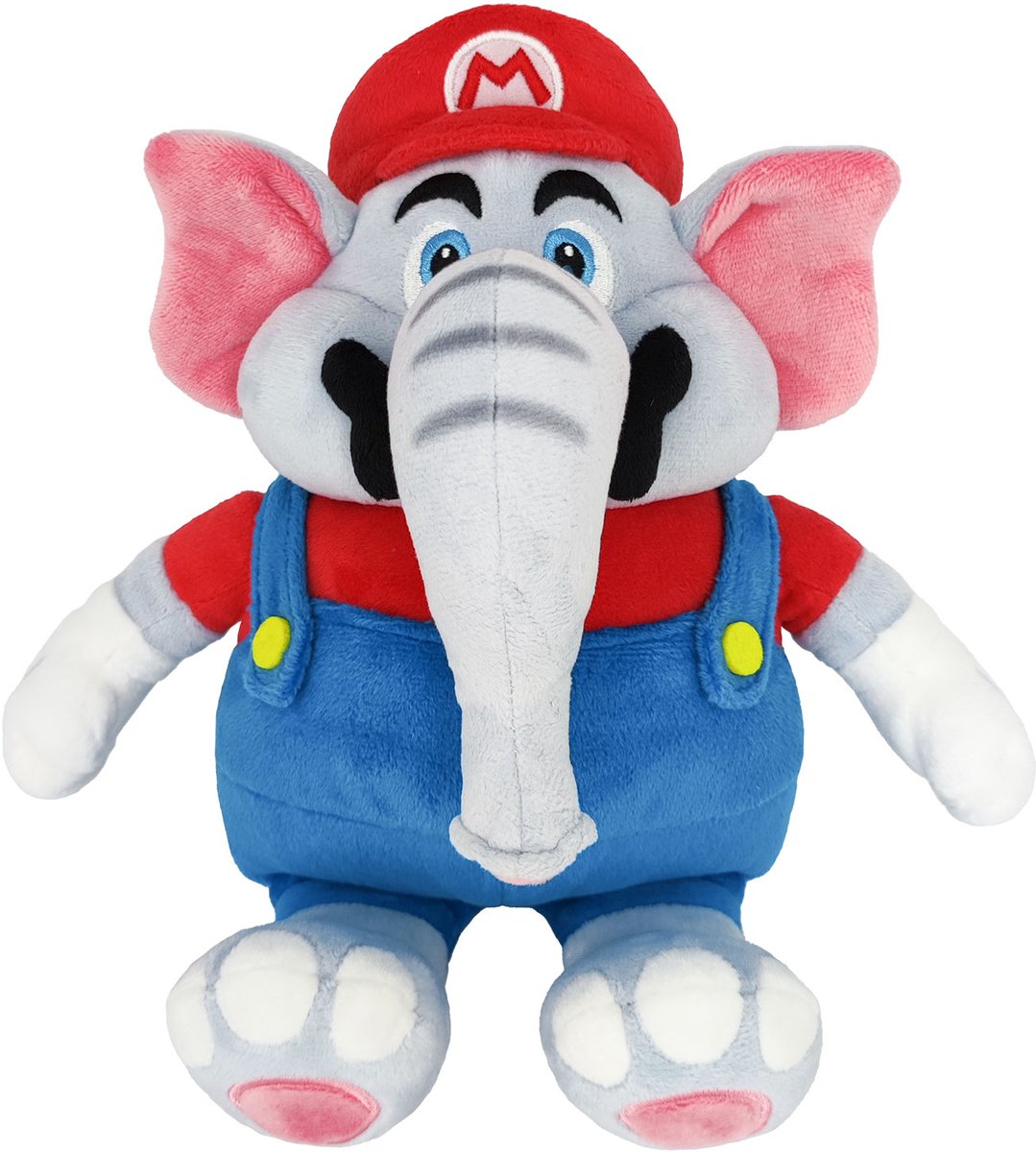 Togheter plus super mario wonder - mario elefante - peluche 27cm