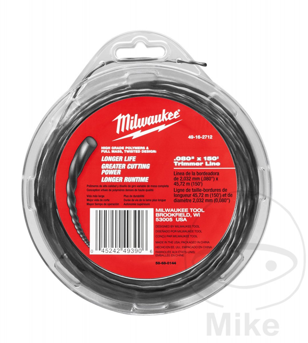 Accesorios Milwaukee hilo de corte 2mm x 45m - 49162712