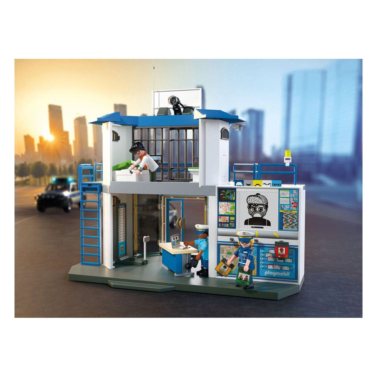 PlayMobil 71874 Estación de policía con espacio de investigación