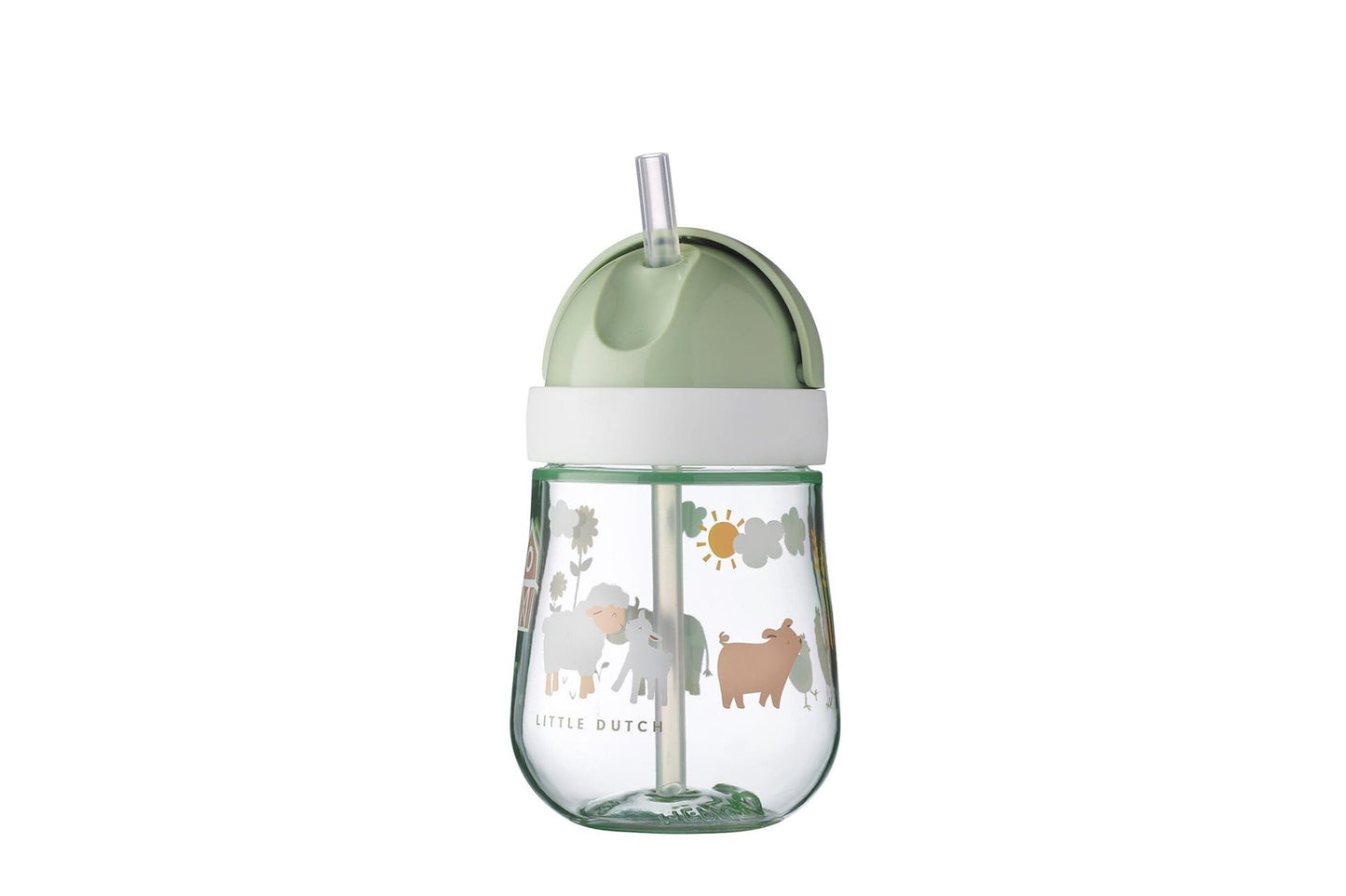 Mepal mio rietjesbeker little dutch - 300 ml - makkelijk vast te houden - kinderservies - little farm