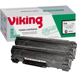 Cartuccia toner viking compatibile hp ce278ad nero 2 pezzi