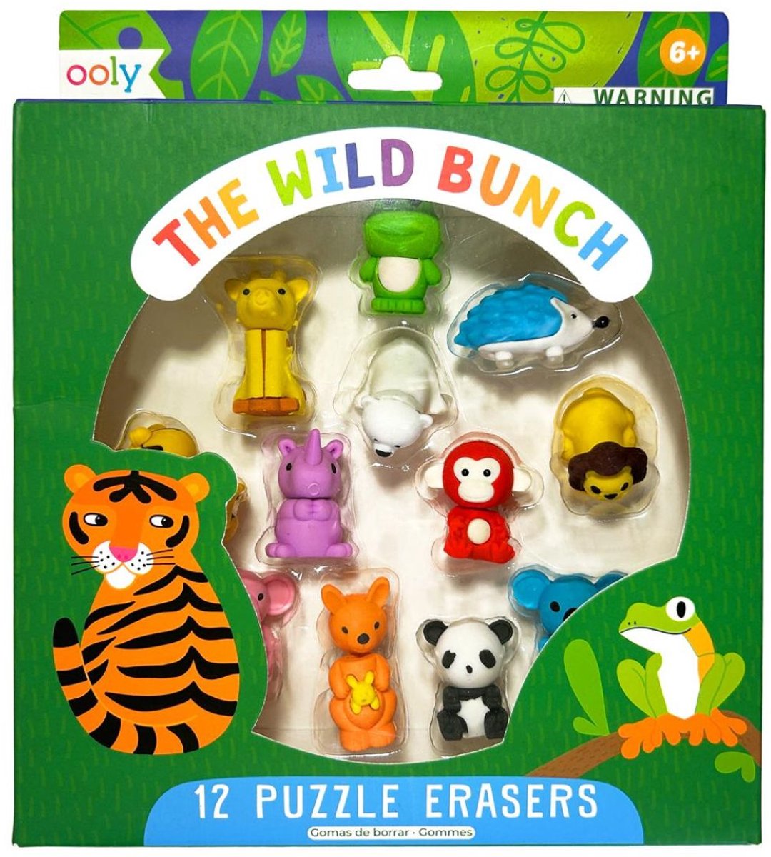 Ooly - il gruppo selvaggio - gomme da cancellare per puzzle