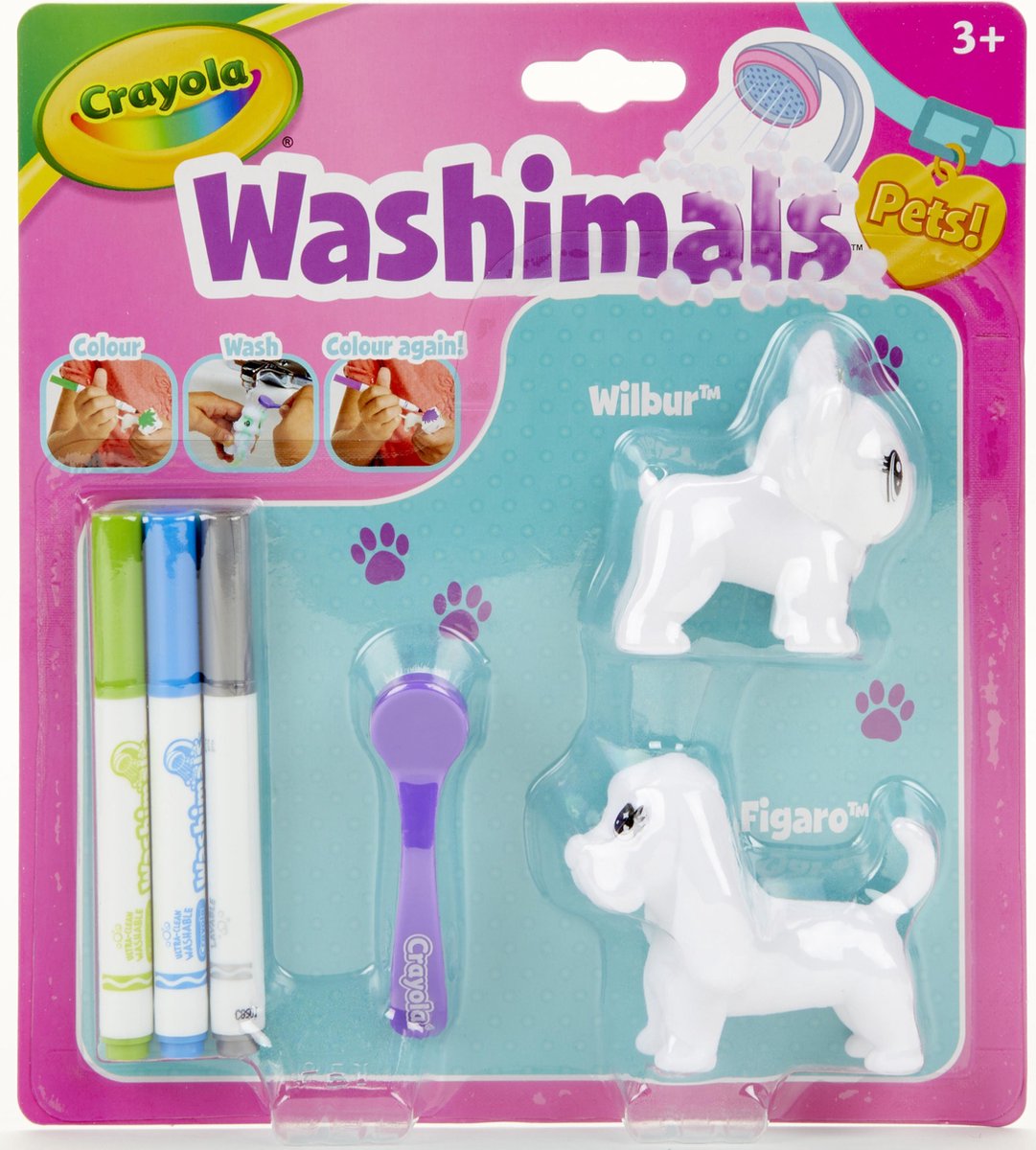 Crayola Washimals Riesaring Dogs