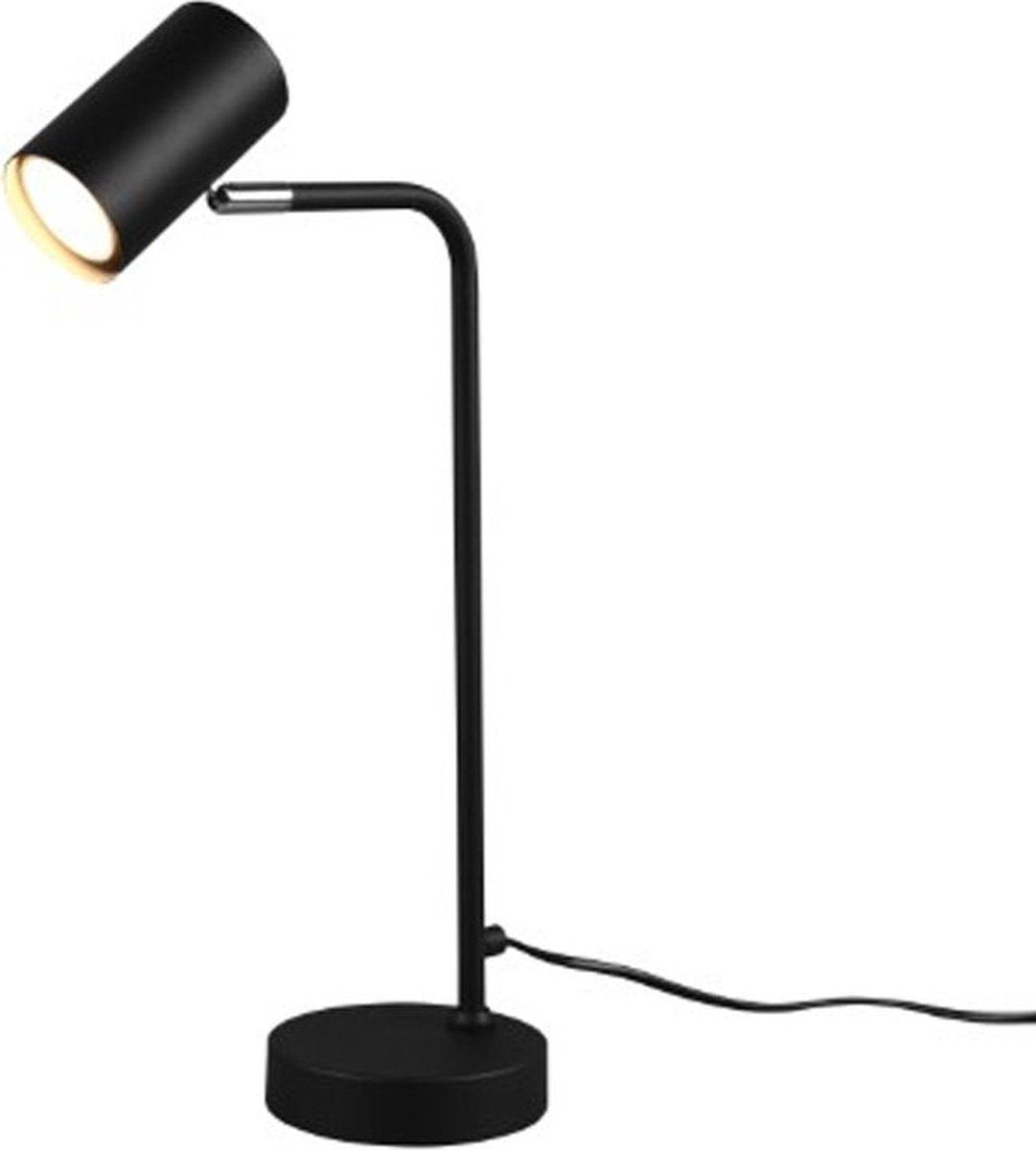 Trio marley - tafellamp - bureaulamp - zwart mat - excl. 1x gu10 4,5w