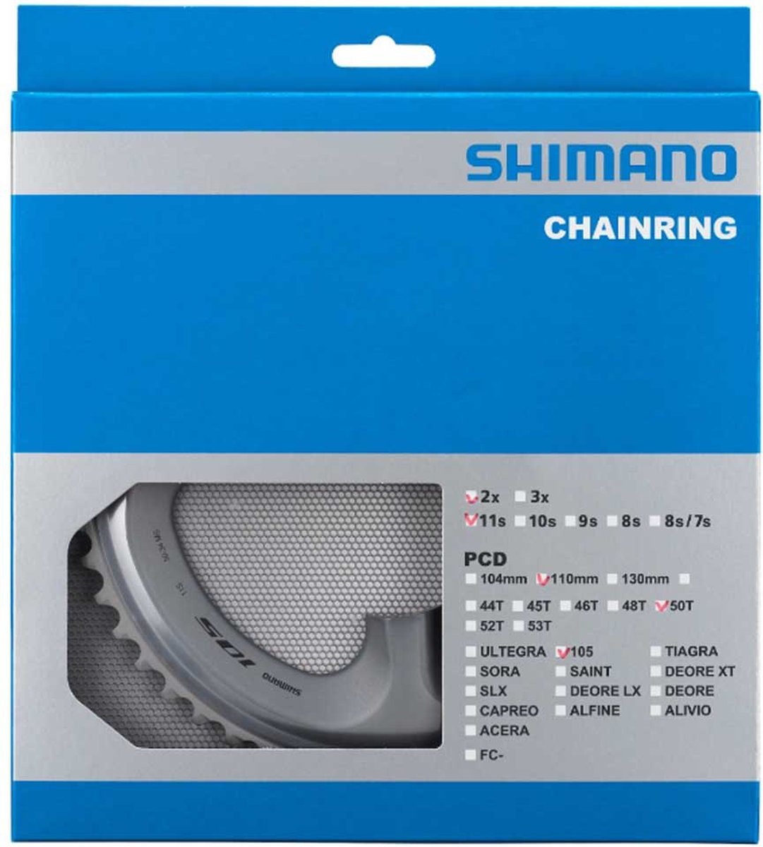 Shimano - Chain top 53t 105 FC -R7000 - Silver