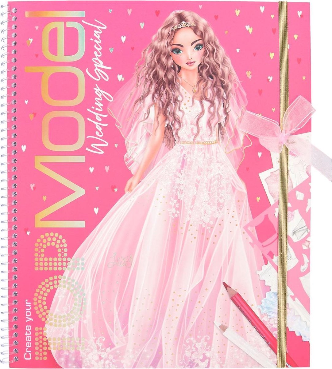 Depesche - top model crea tu libro especial para colorear de boda