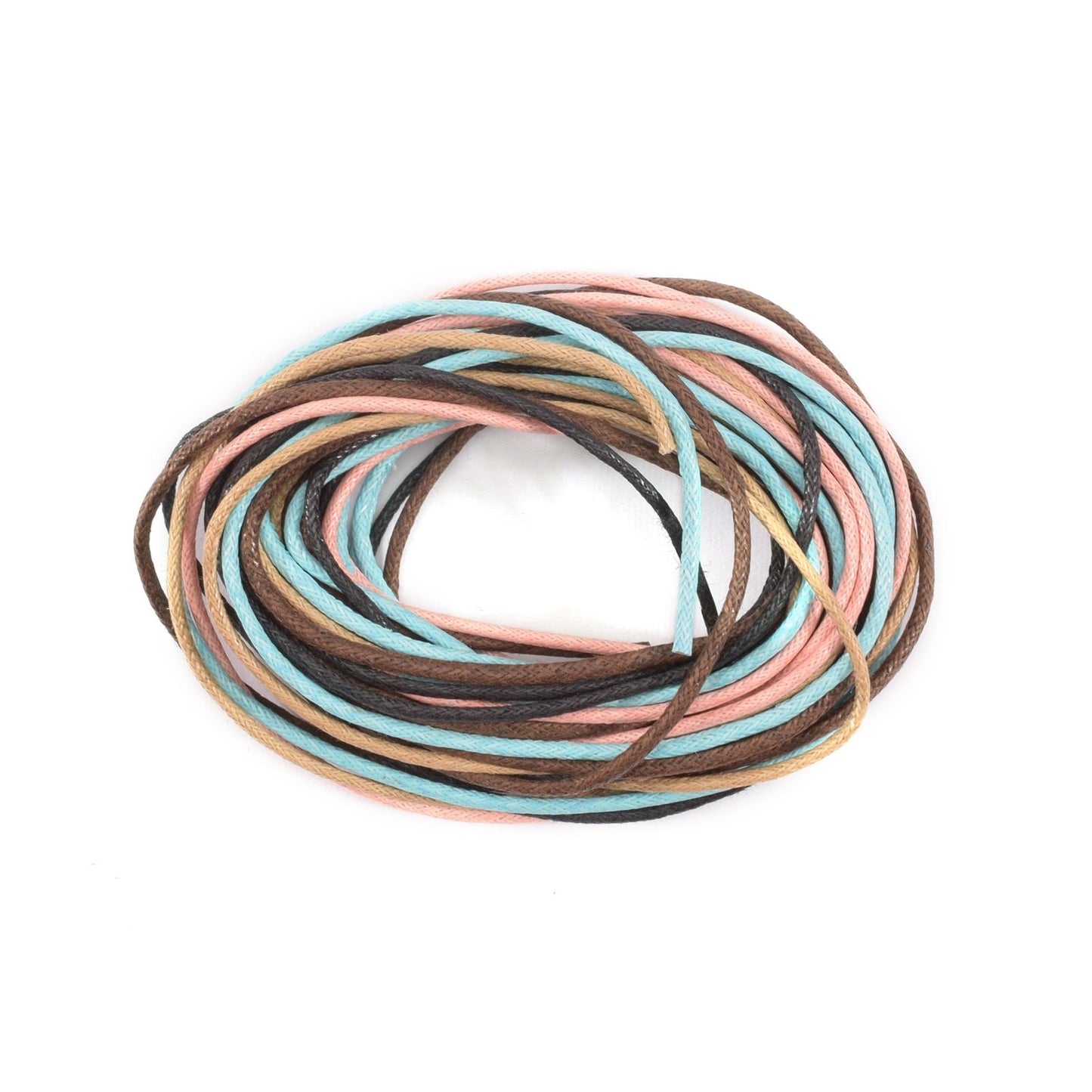 Merkloos leerkoord 1.5 mm 5 kleuren