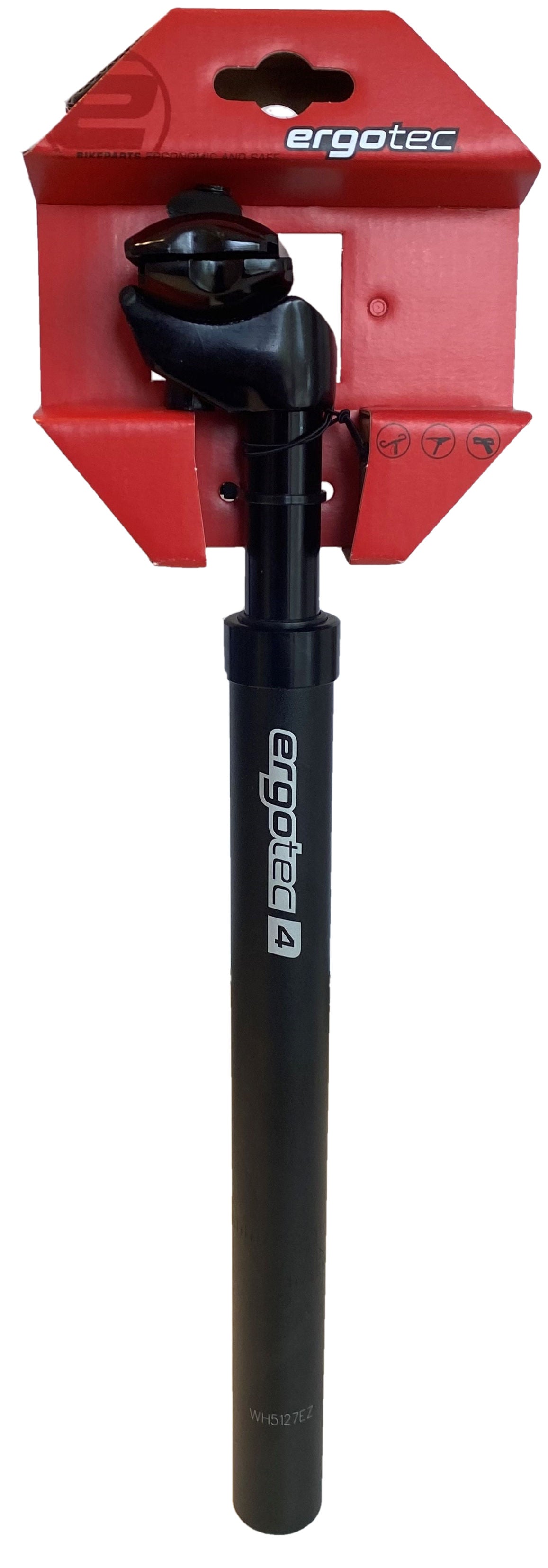 Elvedes Sedile sospeso Post Glide 27,2 mm 350 mm nero opaco