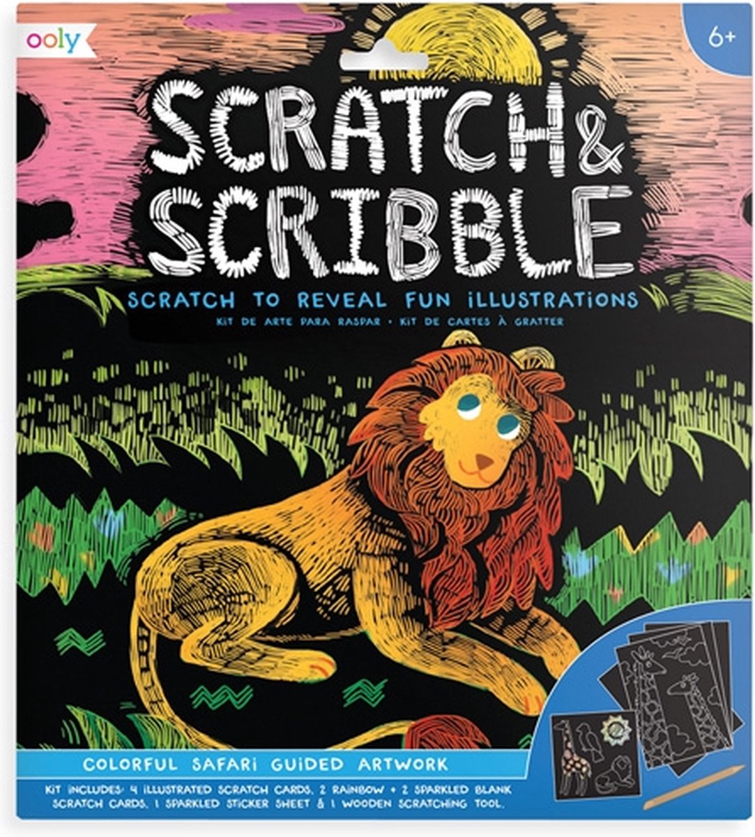 Ooly - scarabocchio - safari colorato