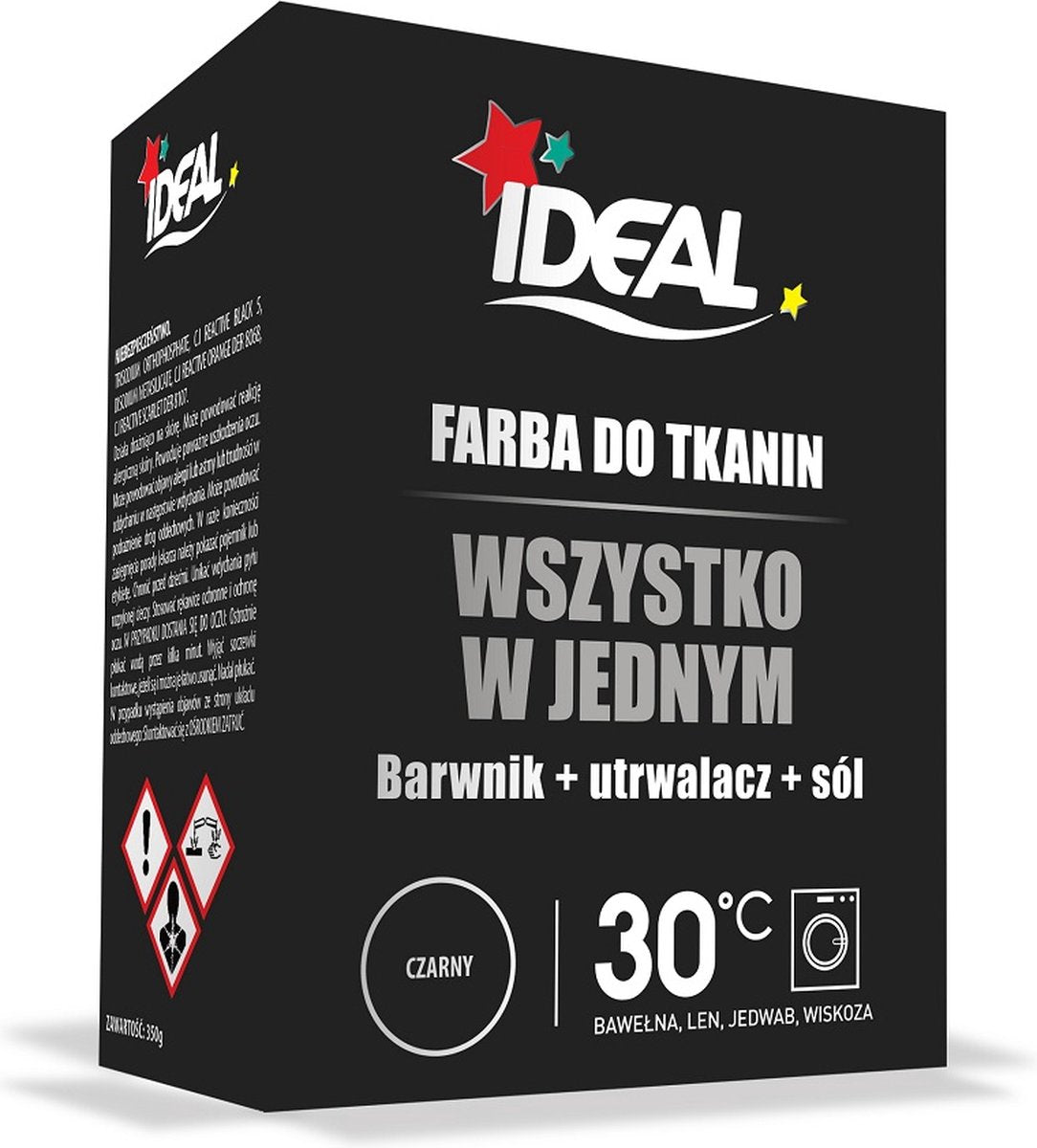 Ideal all in one textielverf zwart 350g