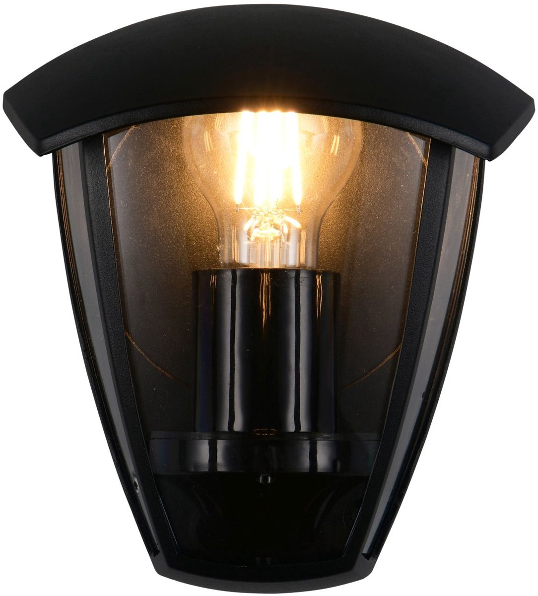 Trio venta - lampada da parete - nero opaco - escl. 1x e27 4 w - montaggio a parete - illuminazione da esterno - ip44