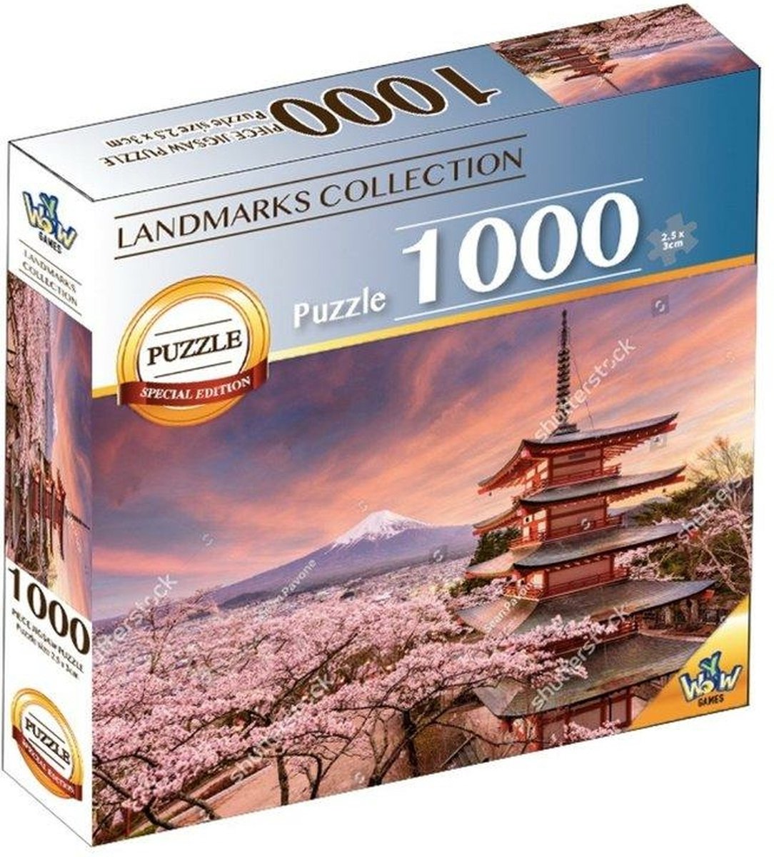 Braet Puzzle World Landmarks - Monte Fuji 1000 pezzi