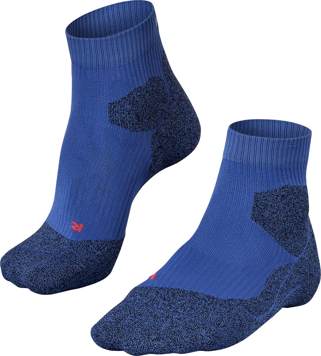 Falke ru trail anti-blaar functioneel materiaal hardloopsokken heren blauw - maat 44-45