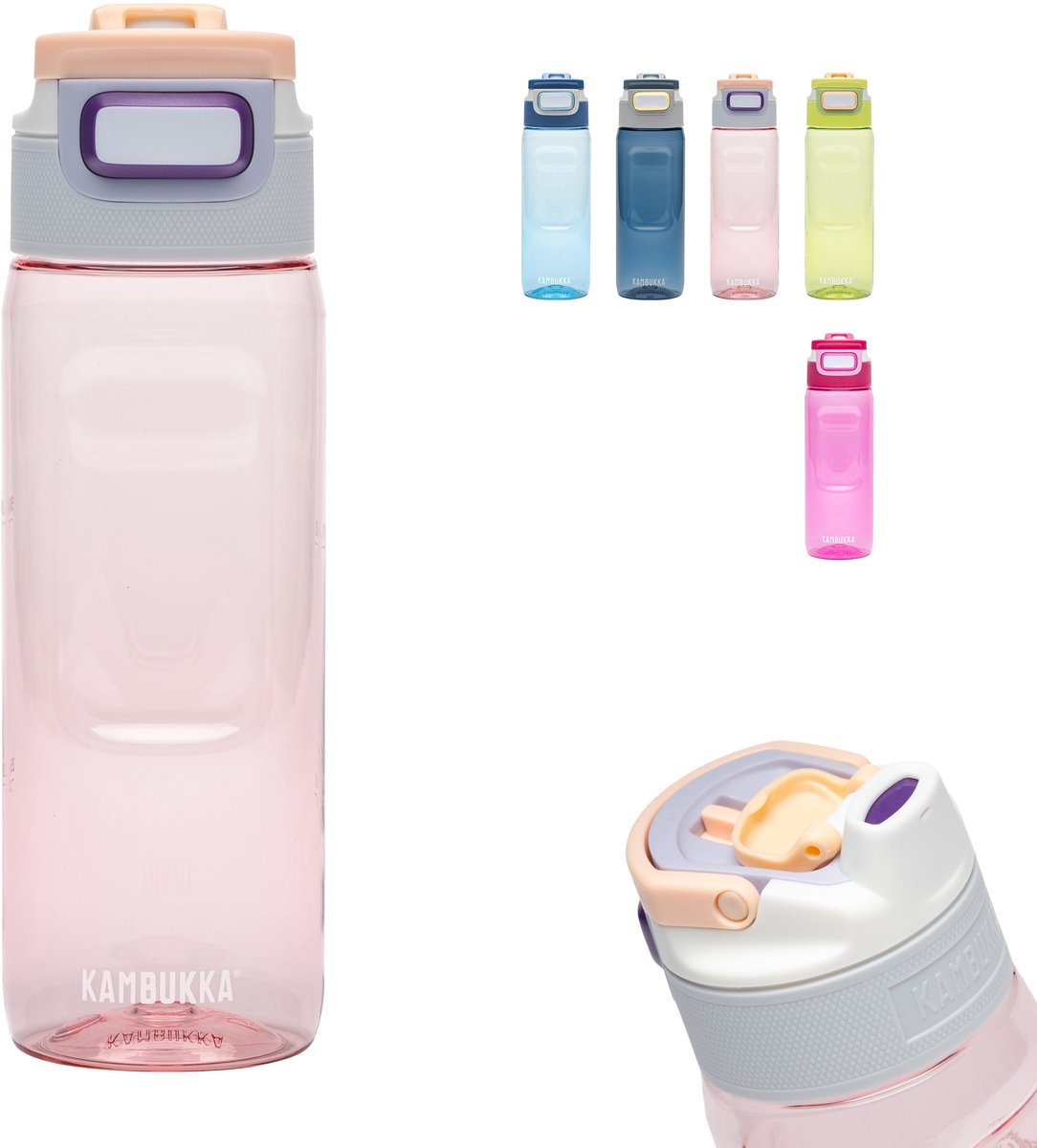 Borraccia Kambukka Elton da 750 ml - pastelli arcobaleno con coperchio 3 in 1 e facile pulizia