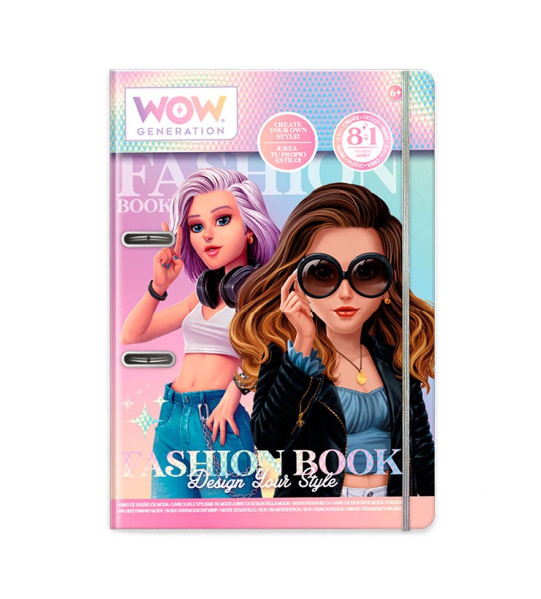 Il libro di moda Wow Generation crea il tuo stile rosa