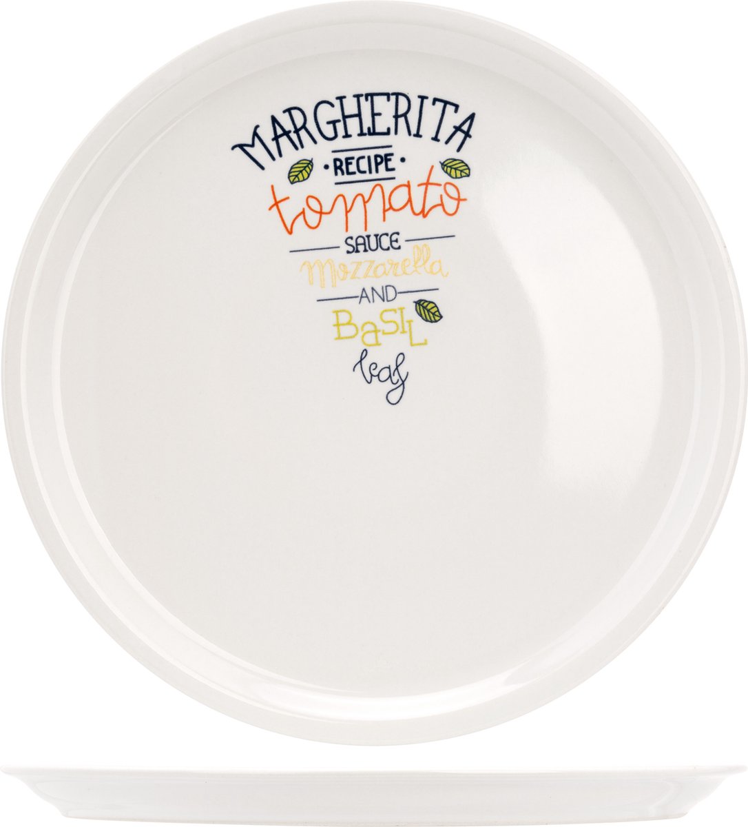 Plato de pizza acogedor y decorado a la moda - ø 30cm