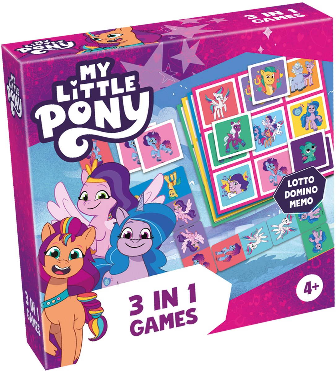 SelectA My Little Pony 3in1 Memo Lotto Domino