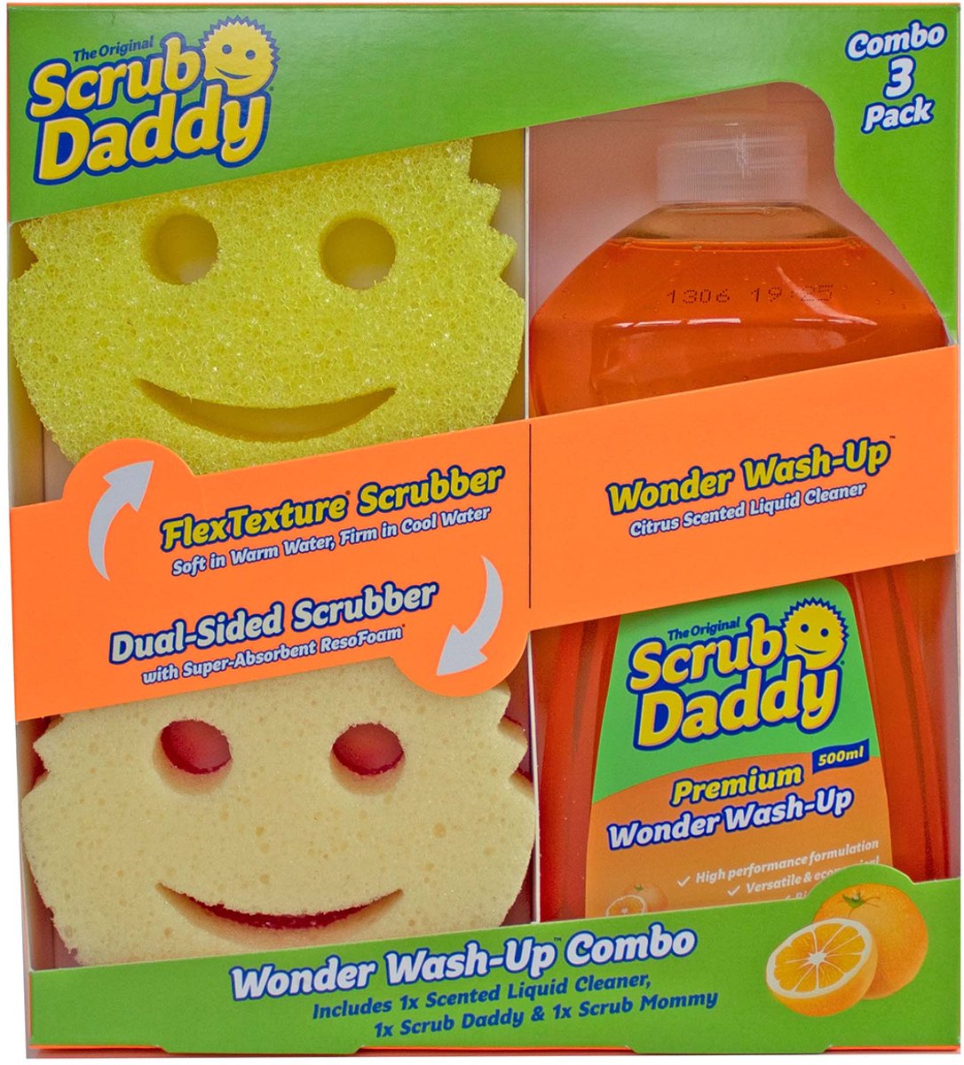 Scrub Daddy conveniente combo confezione da 3 – set per la pulizia