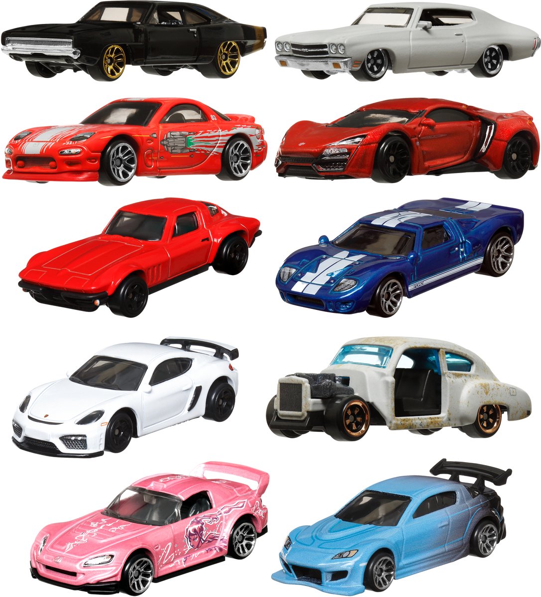 Hot wheels auto's - fast furious - verrassingsitem - 1 stuk
