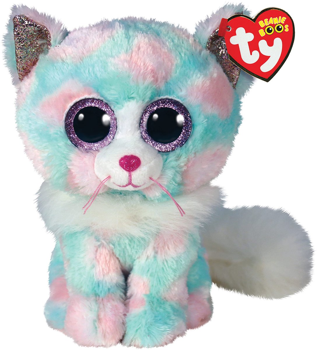 Ty - peluche - amico berretto - gatto opale - 24 cm