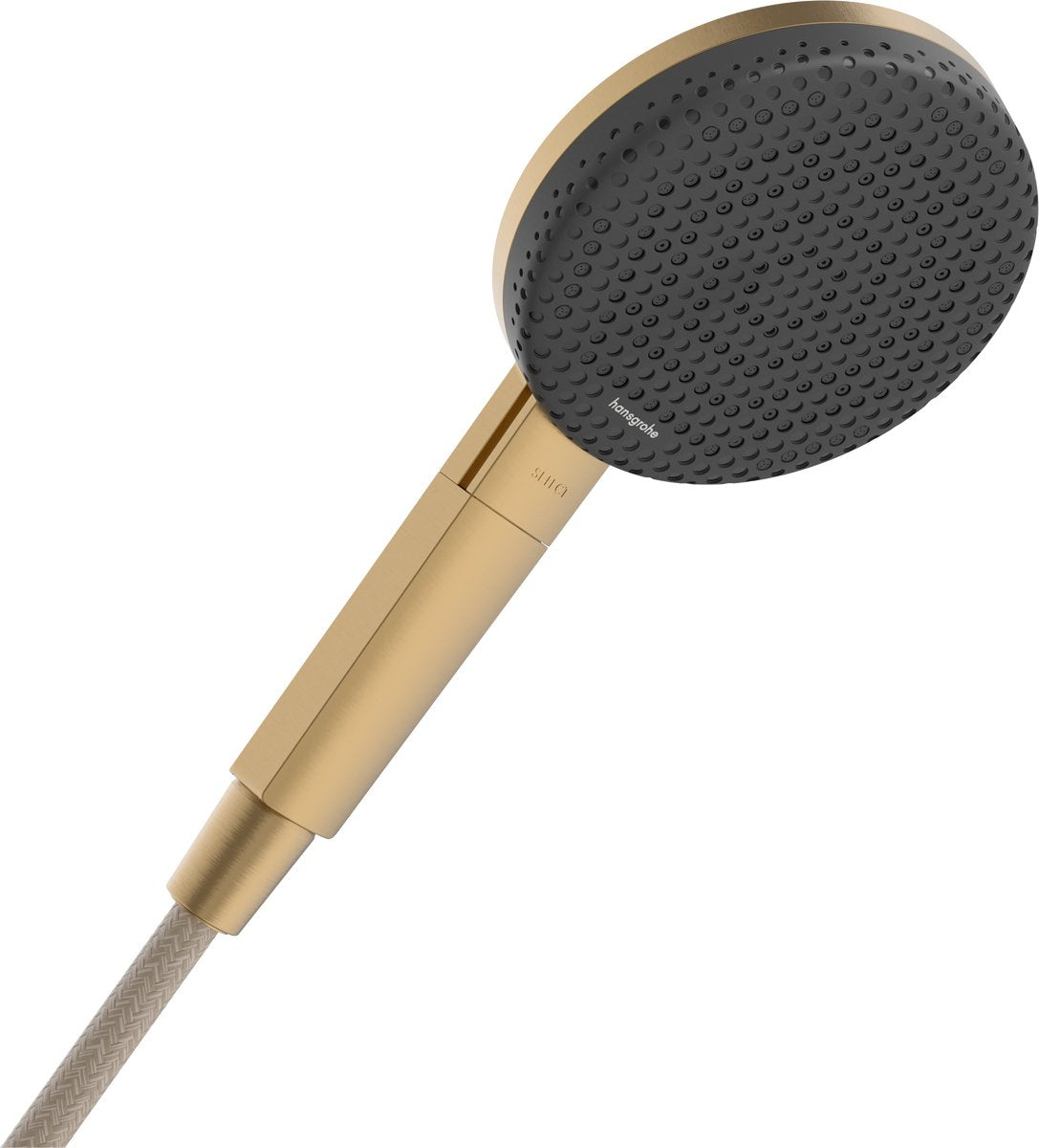 Hansgrohe raindancealive select s - teleducha - control de botón selecto - tamaño 125 mm - 3 funciones de chorro - bronce cepillado